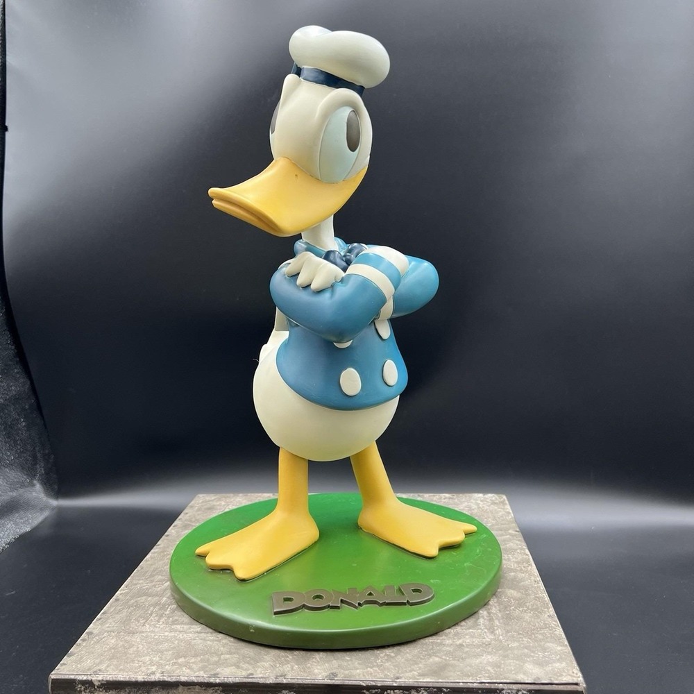 Vintage Disney DONALD DUCK Big Fig Figurine 12.5" Classic Sailor DISNEY DIRECT